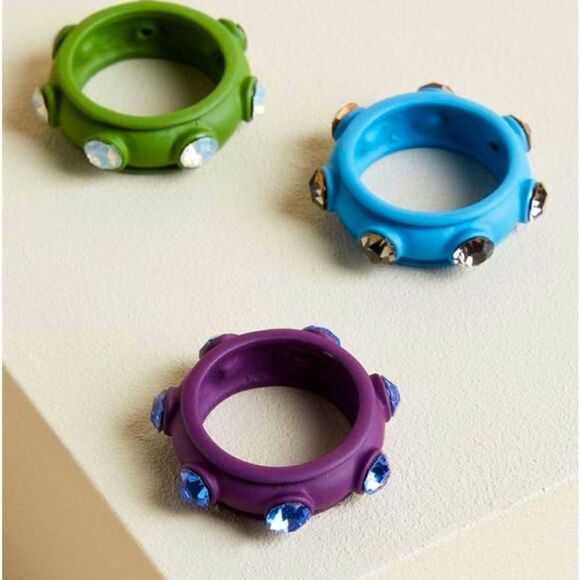 Torrid Matte Stone Ring Set - Picture 1 of 5